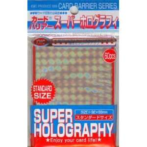    KMC Trading Card Sleeve   Silver Super Holography Toys & Games