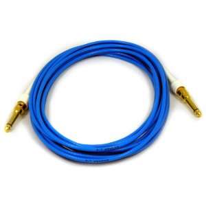  George Ls 155 Guage Cable with Gold Straight Plugs (Blue 