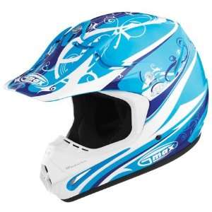  GMAX GM46X Future Full Face Helmet Large  Blue 