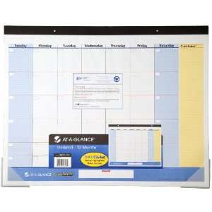  AT A GLANCE QuickNotes Recycled Undated Desk Pad, 22 x 17 