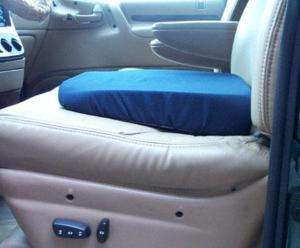 BLUE TWILL AUTO SEAT WEDGE new pillow car cushion chair  