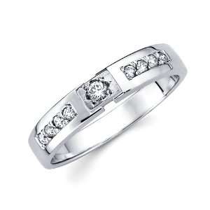   Couple Wedding Ring Band (0.16 ctw., GH Color, SI Clarity)   Size 4