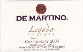 De Martino Legado Chardonnay 2005 