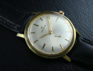 CLASSIC ZENITH GOLD FILLED CAL 2531 MENS WATCH. NO RES  