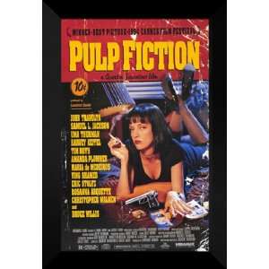  Pulp Fiction 27x40 FRAMED Movie Poster   Style B   1994 