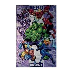  Comic Heroes Poster