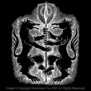Geri and Freki Wolves Shirt Norse Mythology Wolf Odin  