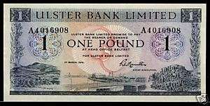 Ireland Ulster Bank 1 Pound 1976, P.321a  