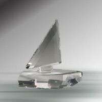 Crystal Florida Stunning Crystal Nautical Sail Boat  