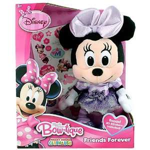 Disney Minnie Mouse Bow tique Purple Friends Forever 10 Plush Doll 