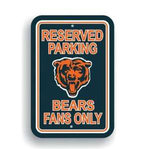 Chicago Bears Parking Sign   Set of 2