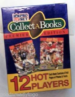 NFL PRO SET COLLECTABOOKS PREMIER EDITION 1990 SERIES 1  