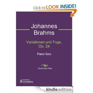 Variationen und Fuge, Op. 24 Sheet Music Johannes Brahms  
