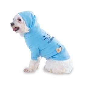   Marine Hooded (Hoody) T Shirt with pocket for your Dog or Cat LARGE Lt