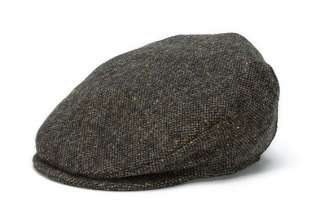   Hats Donegal Tweed Vintage Cap   Brown Salt & Pepper Irish Made  
