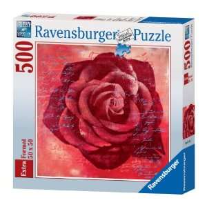  Red Rose 500 Piece Square Puzzle Toys & Games