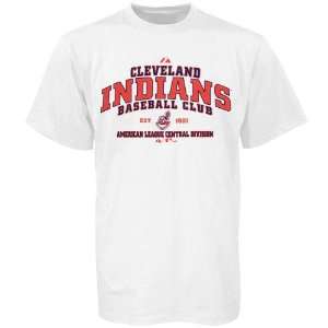  Majestic Cleveland Indians Fan Club Youth White T shirt 