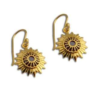 Good Vibes Crown Chakra Earrings GOLD