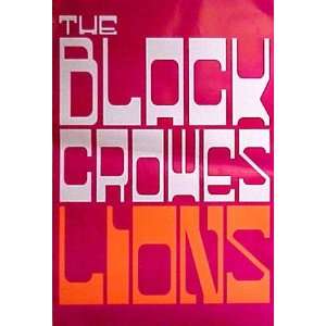  BLACK CROWES Lions 24x36 Poster 