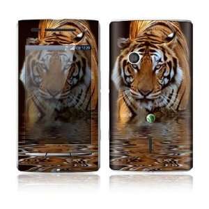  Sony Ericsson Xperia X8 Decal Skin   Fearless Tiger 
