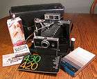 Vintage Polaroid 250 Automatic Land Camera Folding w/ Flash Bulbs Film 