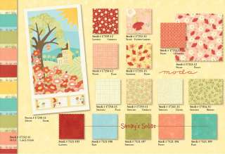 CELEBRATE SPRING Moda SEWING LABELS FABRIC PANEL  