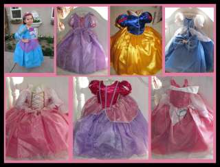   princess boutique dress up costume size 2 4 6 ALL PRINCESS you choose