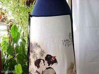 Japanese Geisha Art Long Wrap Skirt Sarong Gypsy,S XXL  