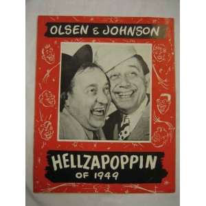 Olsen & Johnson Hellzapoppin of 1949 Official Program 