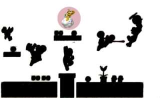   Mario Bros Enemies Removable Repositionable Decal WALL STICKER Kids