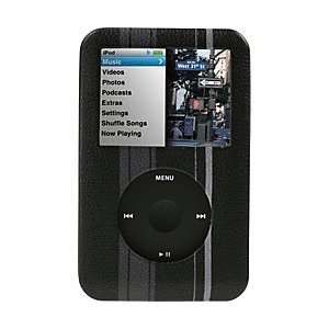   Black Leather iPod Classic 80 / 120GB Case  Players & Accessories
