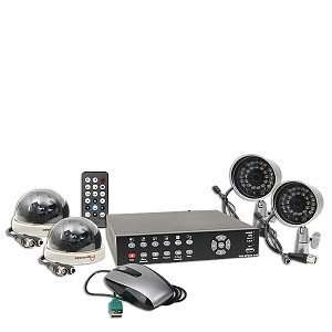 Channel Standalone Network DVR Home Digital Wired Surveillance Kit 