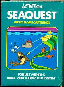 Atari 2600 Seaquest Game Cartridge Activision Complete in Box CIB 
