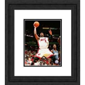  Framed Dwayne Wade Miami Heat Photograph