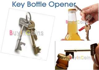 New Bottle Opener Key Ring Keyring Chain Metal Bar Tool  