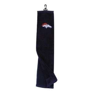  Denver Broncos NFL Embroidered Tri Fold Golf Towel (16x26 