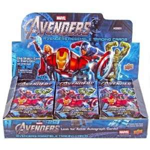 Upper Deck Marvel Avengers Assemble Trading Card Box 24 Packs  Toys 