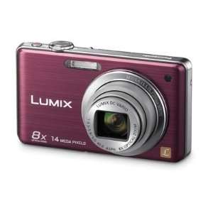   Panasonic Lumix DMC FH20 14 1MP Digital Camera 2 7 LCD Violet Camera