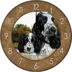  English Cocker Spaniel Clock