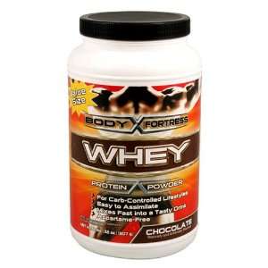  Body Fortress Whey Protein Powder, Chocolate, 32 Ounces 