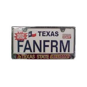  Texas State Bobcats License Plate Frame/Texas State/Thin 