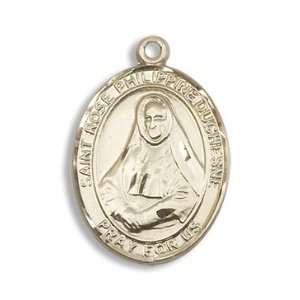  St. Rose Philippine Large 14kt Gold Medal Jewelry