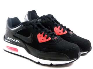 Nike Air Max Wright Black Suede/Solar Red LTD Running Trainers Work 