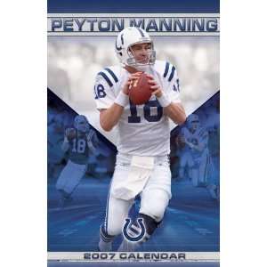   Manning Indianapolis Colts 11x17 Wall Calendar 2007