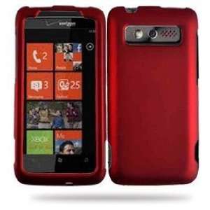  Hard Phone Case for HTC Trophy Design Cover   Red GPS 
