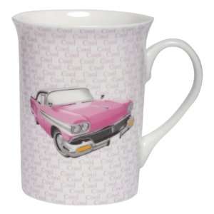   Design Bone China Mug with Coordinating Design Gift Box, Cool (Car