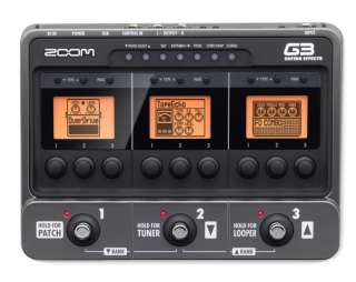 Zoom G3 Guitar Multi Effects Pedal and USB Interface  