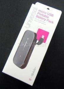  Mobile Micro USB Portable Battery Pack for LG Spectrum Nitro HD G2X