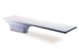   Duro Beam Swimming Pool Diving Board w/ Stand Base Radiant White