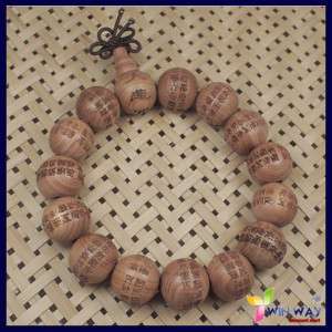 Wood Beads Tibet Buddhist Prayer Bracelet Mala Buddha  